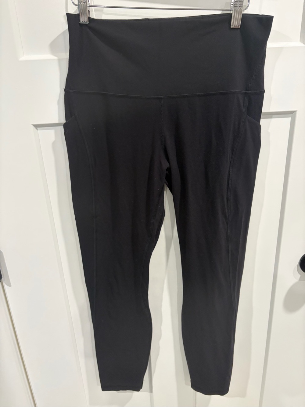 lululemon athletica Black High-Waist Leggings with Side Pockets